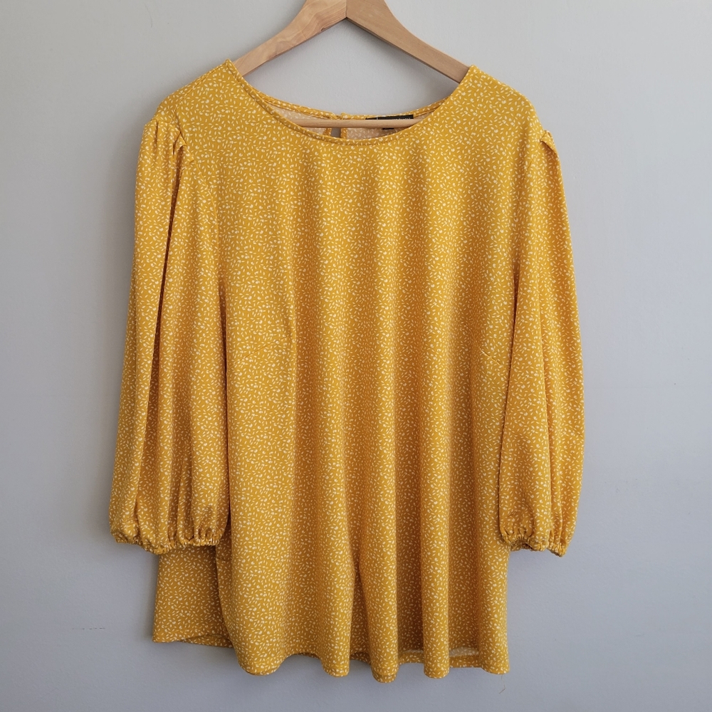 Size 2x 3/4 sleeve blouse